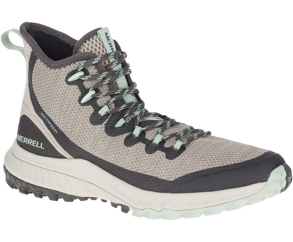 Merrell Boots Grey - Bravada Mid Waterproof - Womens 59AJFZDQE